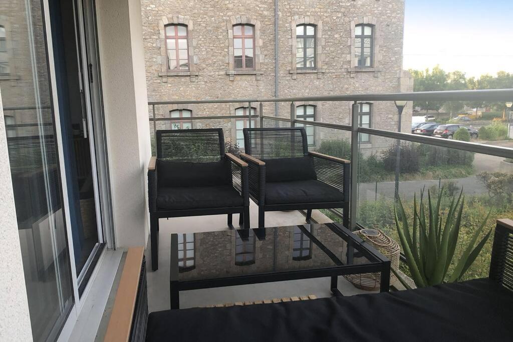 Appartement, Confort, Parking, Terrasse ディナン エクステリア 写真